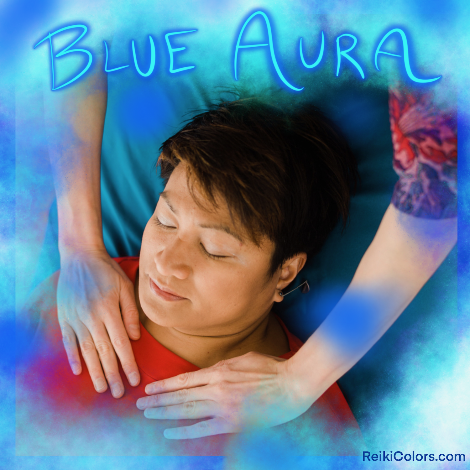 Blue Aura Meaning the 4th Chakra and Reiki Reiki Colors — free download